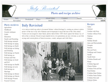 Tablet Screenshot of italyrevisited.org